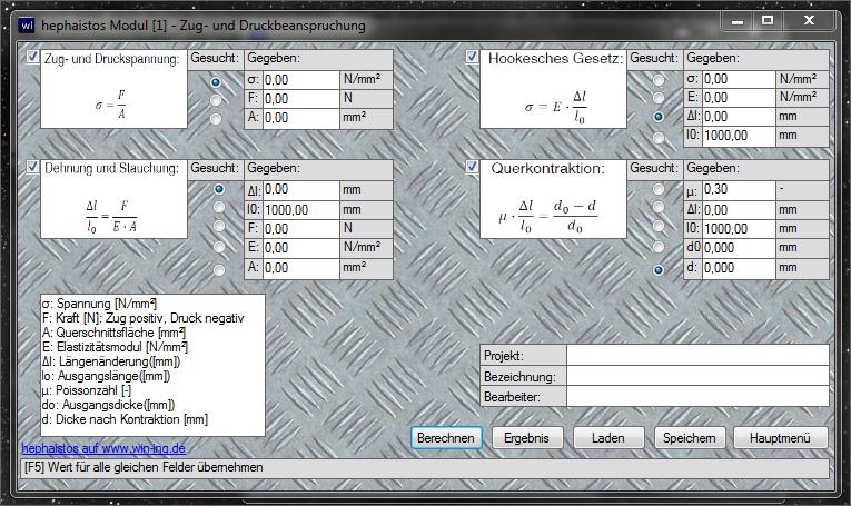 Modul 1 Zug- und Druck